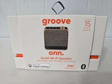 onn. Small Wi-Fi Speaker with Bluetooth Wireless Technology, AirPlay   