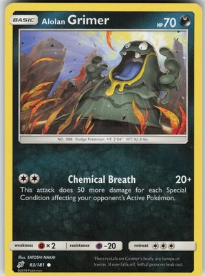 Alolan Grimer 83/181 Common  SM - Team Up