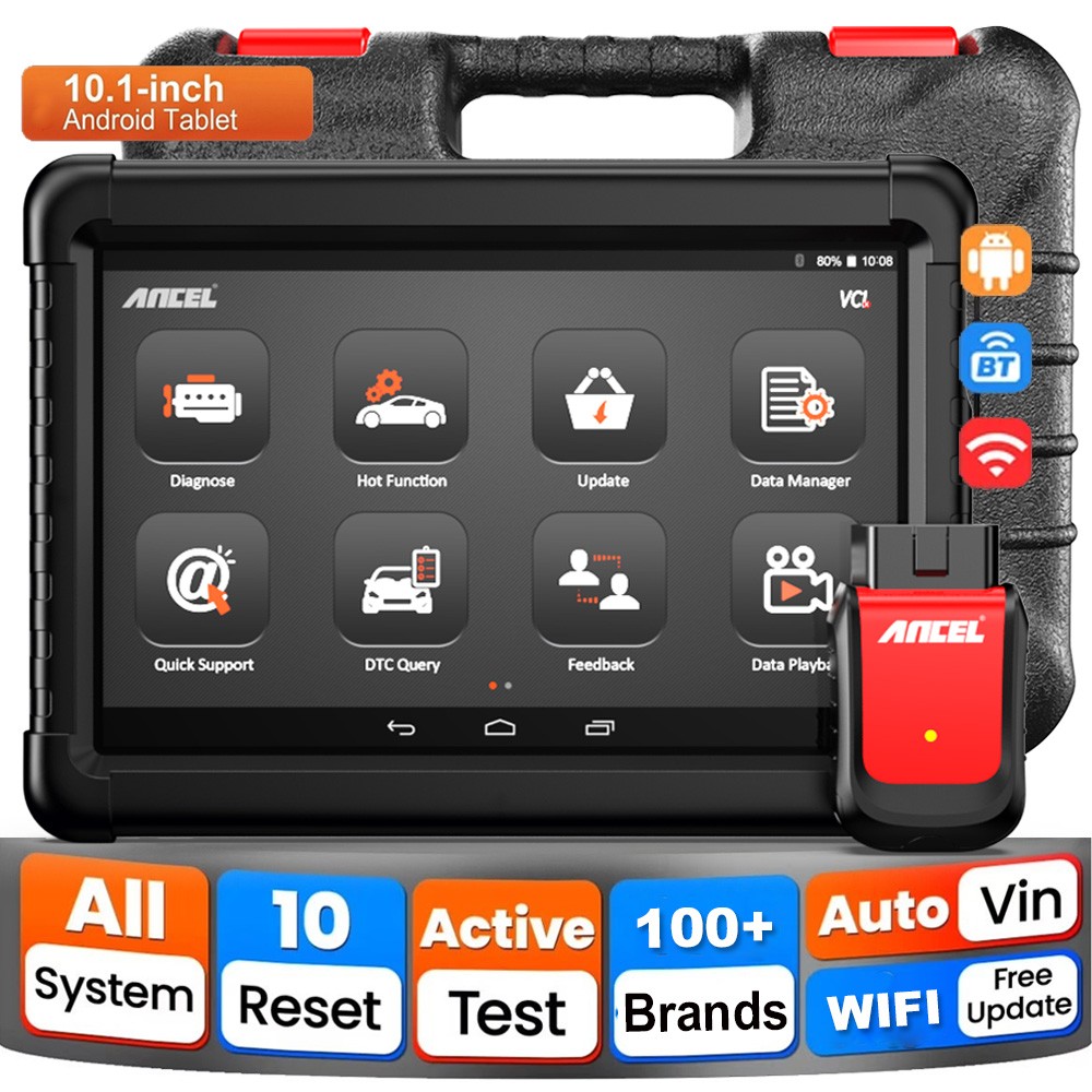 ANCEL X6 KFZ OBD2 Scanner Diagnosegerät Auto All System 10 Service Funktion IMMO - Image 2