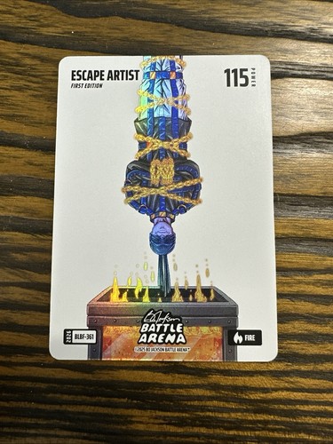 2026 Bo Jackson Battle Arena Battlefoil Fire Escape Artist BLBF-361