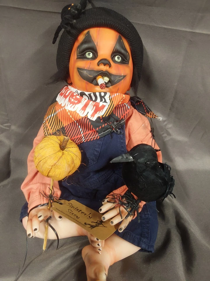 Sinisterly Sissy's 'Chester ' Undead, Spooky, Creepy, Haunting, Halloween, 21" - Image 2 of 4