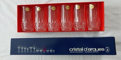 Bleikristallgläser,6Stück,28cl.,von cristal d`arques longchamp