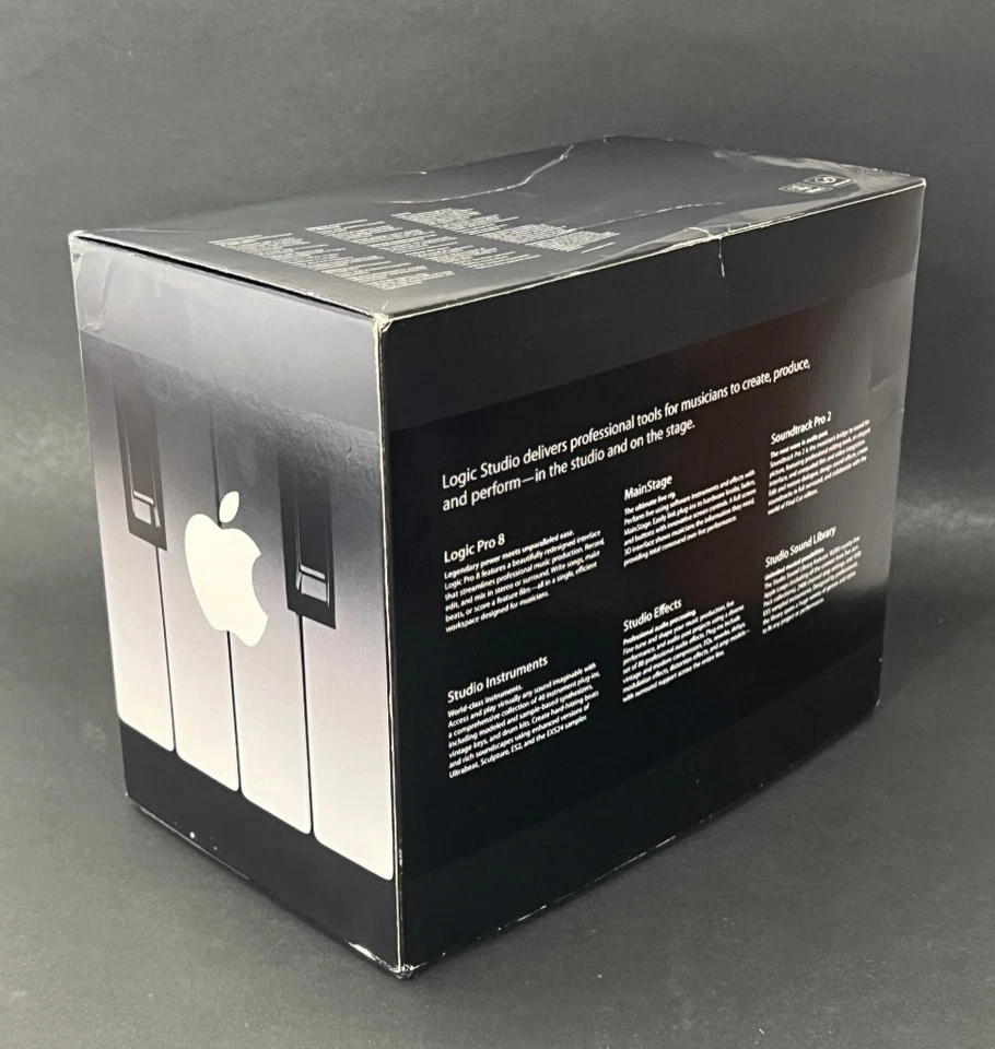 Apple Logic Studio Logic Pro 8 Komplett Box & Materialien - Vintage Software 2007 - Bild 3 von 4