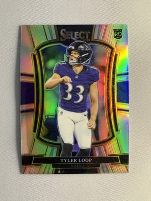 Tyler Loop Rookie 2025 Panini Select Premier Level Silver Prizm #161 Ravens NFL