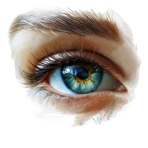 Human Eye Self Adhesive Sticker