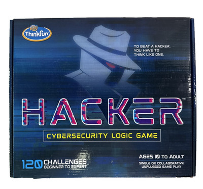 Thinkfun HACKER Cybersecurity Logic Board Game Single or Multi Player 10+ Sealed