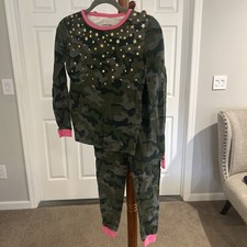 Girls Size 12 Lands End Cozy Pajamas - 2 Pc. Set