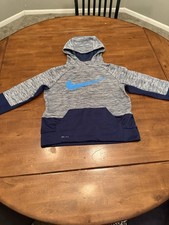 boys nike dri fit Pull Over hoodie large
