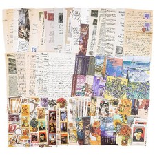 Vintage Scrapbook Supplies Pack 200 Pcs for Art Journaling Junk Journal7639