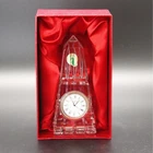 Vintage Waterford Crystal Obelisk Desk Clock Made in Ireland