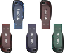 Sandisk Cruzer Blade 32GB USB 2.0 Flash Drive - 5 Pack