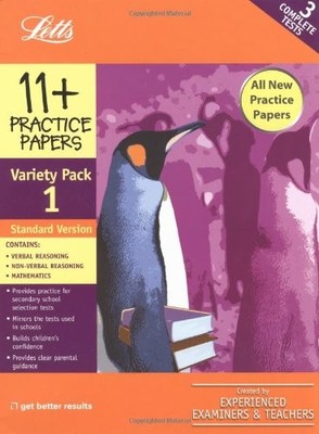 Letts 11+ Practice Papers - Standard Variety Pack 1,VARIOUS