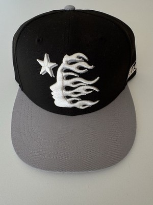 Hellstar Black Baseball Hat Size 7 1/8 Hype Rare Hell Star New Era