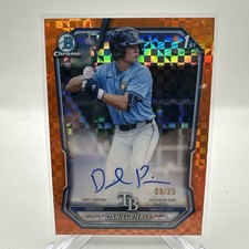 2026 Bowman Daniel Pierce 1st Bowman Chrome Auto Autograph Orange X-Fractor /25
