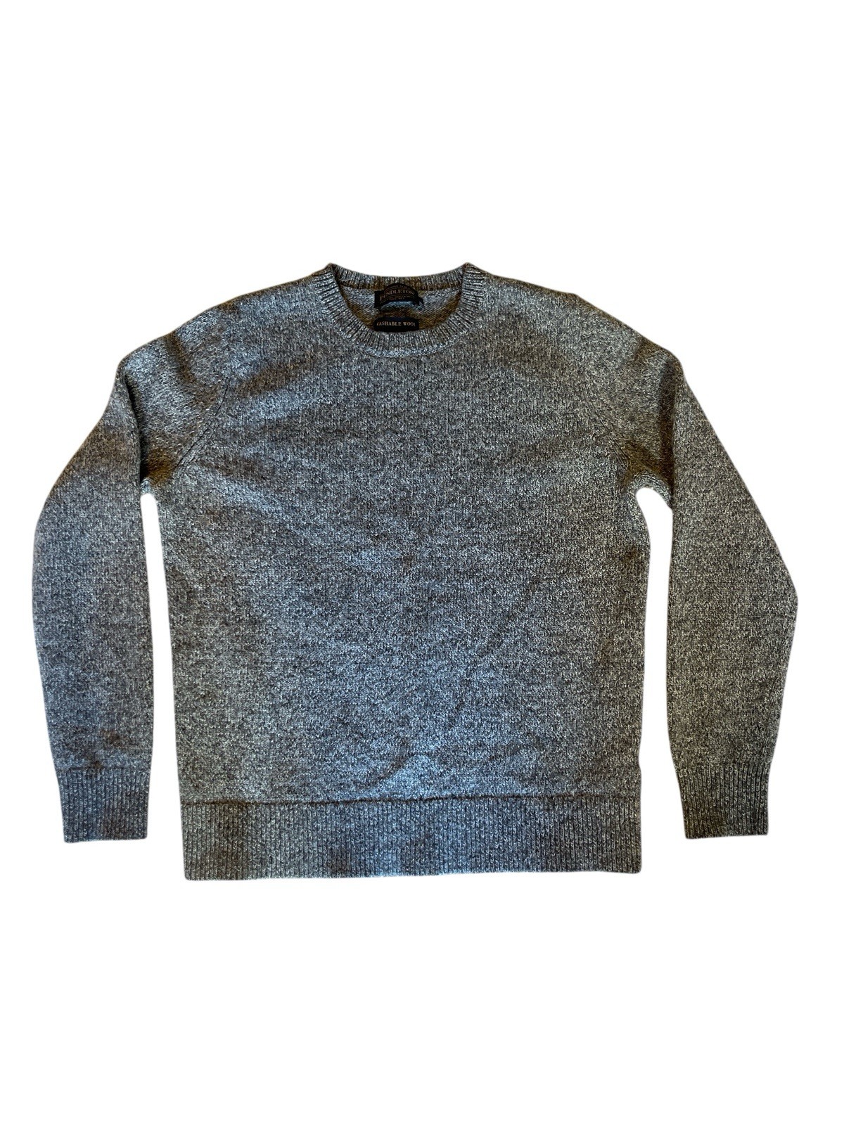 Pendleton women’s Wool Pullover Sweaters Gray Bei… - image 5