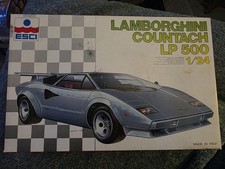 Lamborghini Countach Lp 500 Model Car Kit By Esci Parts In Factory Bag Panels... Lamborghini Countach Lp 500 Model Car Kit By Esci Parts In Factory Bag Panels...