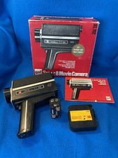 GAF XL 112 Super 8 Movie Camera Complete Tested Works But See Description