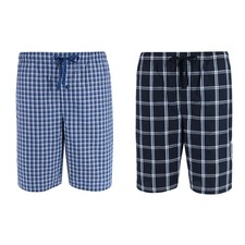 Hanes Men's Woven Cotton Pajama Sleep Shorts Pack of 2 