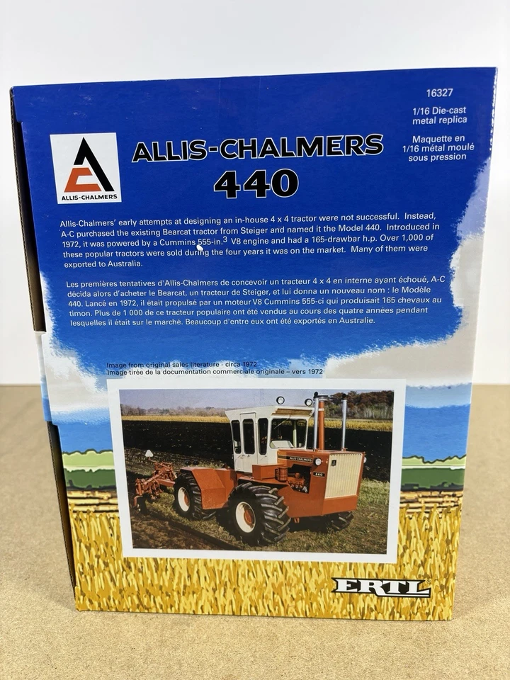 1/16 Allis Chalmers 440 4Wd Tractor, Toy Farmer 40th Anniversary Edition, NIB - Image 2 of 4