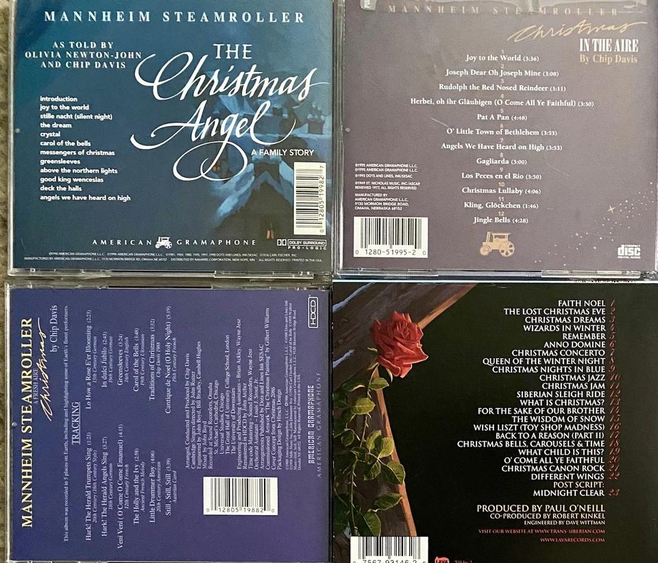 Mannheim Steamroller & Trans-Siberian Orchestra Christmas CD Lot Foto 2 de 2