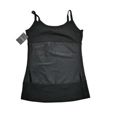 Yummie Heather Thomson Tank Womens XL Black Original Shapewear Camisole YT6-109