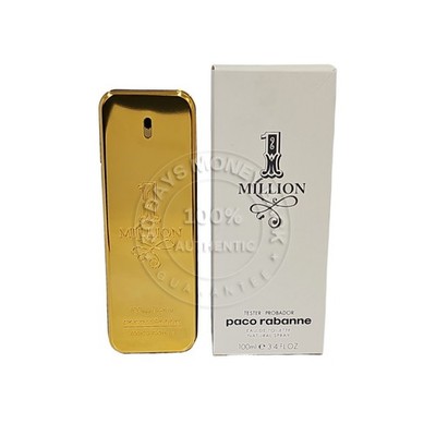 Paco Rabanne 1 million 3.4 oz / 100 ml EDT Spray for Men - (White Box)