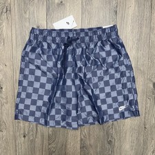 Nike Shorts Sz Small Mens Midnight Navy White Club Flow Checkers 60
