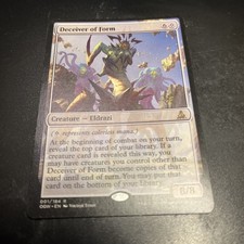 001/184 DECEIVER OF FORM RARE OATH OF THE GATEWATCH MTG CARD