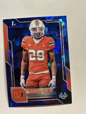 2025 Bowman University Chrome Sapphire #92 OJ FRederique Jr.