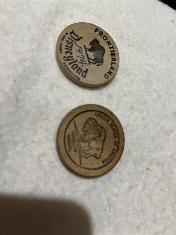 2 wooden Nickel / Disneyland And ???