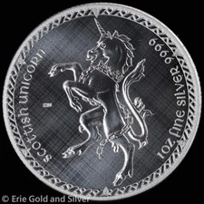 2023 $2 Niue 1 oz Silver Scottish Unicorn