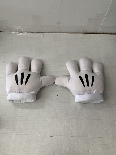 Disney Parks Mickey Mouse Hands Pair Gloves Costume Plush Stuffed Mitts Cosplay