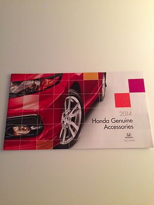 2014 Honda Full Line 24-page Accessories Original Sales Brochure