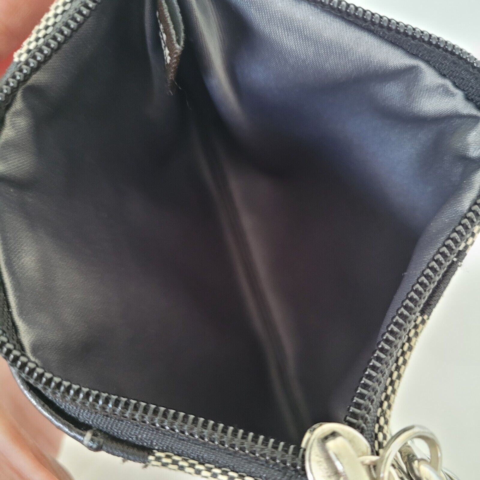Coach Corner Small Bag Wristlet Purse Black Clutc… - image 4