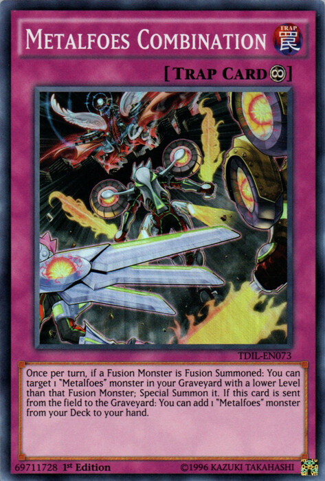 Metalfoes Combination TDIL-EN073 Super Rare 1st Ed NM