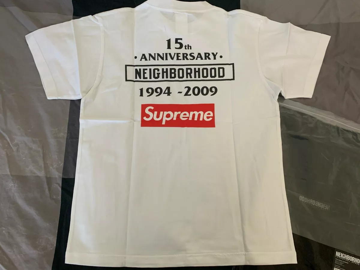 Neighborhood X Supreme 15th Anniversary box logo tee Size S