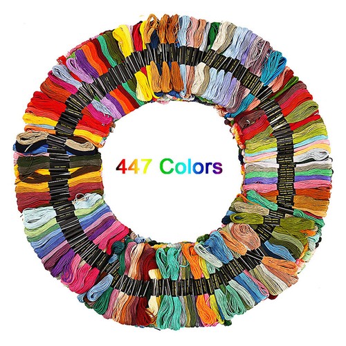 447 Colourful Egyptian Cross Stitch Cotton Sewing Skeins Embroidery Thread· - Picture 5 of 12
