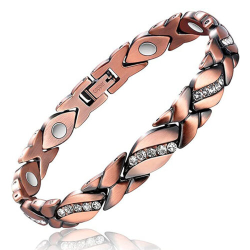 Bracciali Ultra Magnetici Foglie di Rame Puro Braccialetto Magnetico per San Valentino - Foto 22 di 23