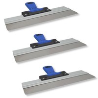3X FläChenspachtel 350Mm Dewepro 2K Softgriff Fassadenspachtel Set Dekorspachtel