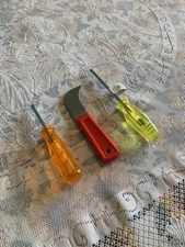 Hand Tool Kit Bundle-Phillips #2 Screwdriver, Lineolum Tool, 3/16 Nut Driver