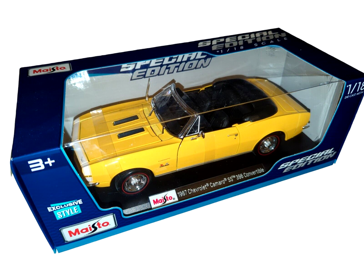 1967 Chevy Camaro SS 396 Convertible 1:18 Special Edition Diecast