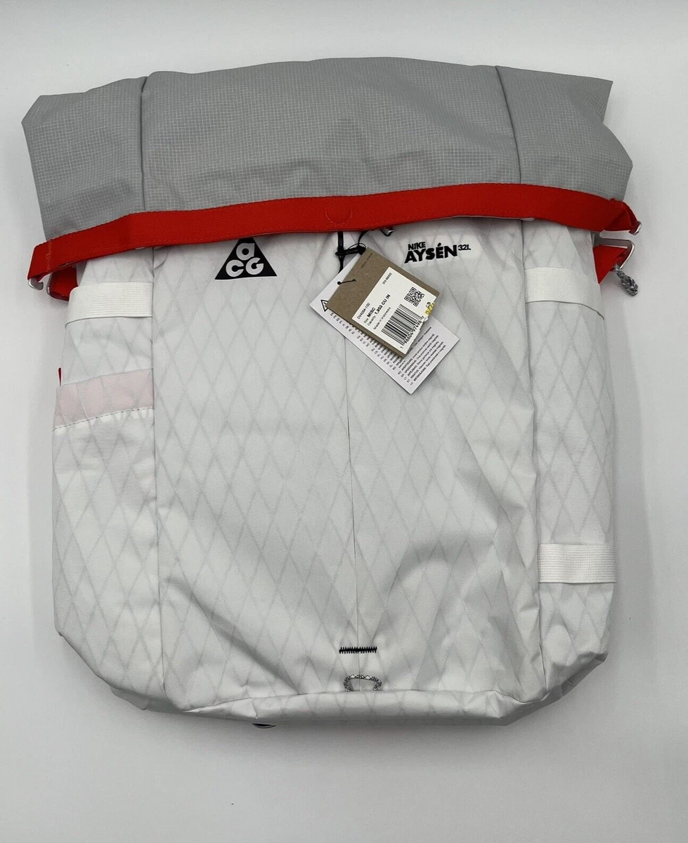 New Nike ACG Backpack (32L) Aysen Hiking Trail White Bag (DV4054-100) RARE