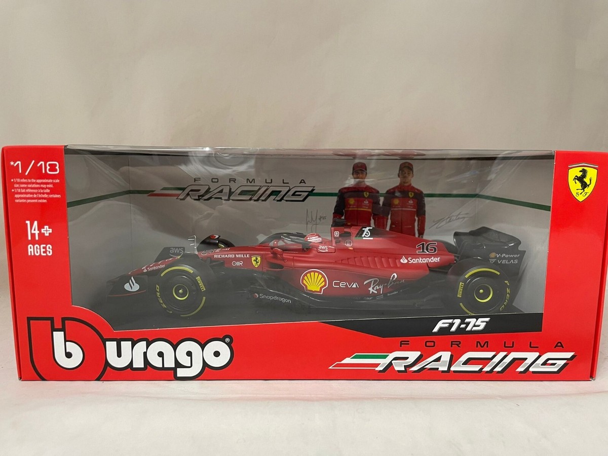 ブラーゴ 1/18 Ferrari F1-75 16 シャルル・ルクレール 1/18 Ferrari F1-75 Scuderia Ferrari N 16 Season 2022 Charles