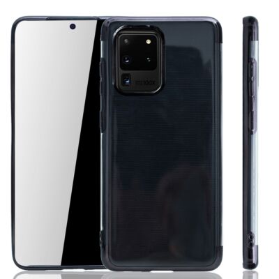 Handyhülle für Samsung Galaxy S20 Ultra Case Cover Schutz Schutzhülle Schwarz