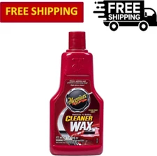 Meguiar's Cleaner Liquid Wax, Cleans, Shines and Protects, A1216 - 16 Oz Bottle