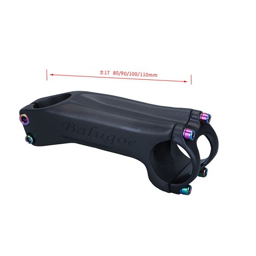 Stelo manubrio bici 6°/17° fibra di carbonio MTB ciclismo corsa strada - Foto 3 di 12
