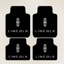 For Lincoln Models 4Pcs Universal Anti-Slip Car Floor Mats Auto Carpets Liner