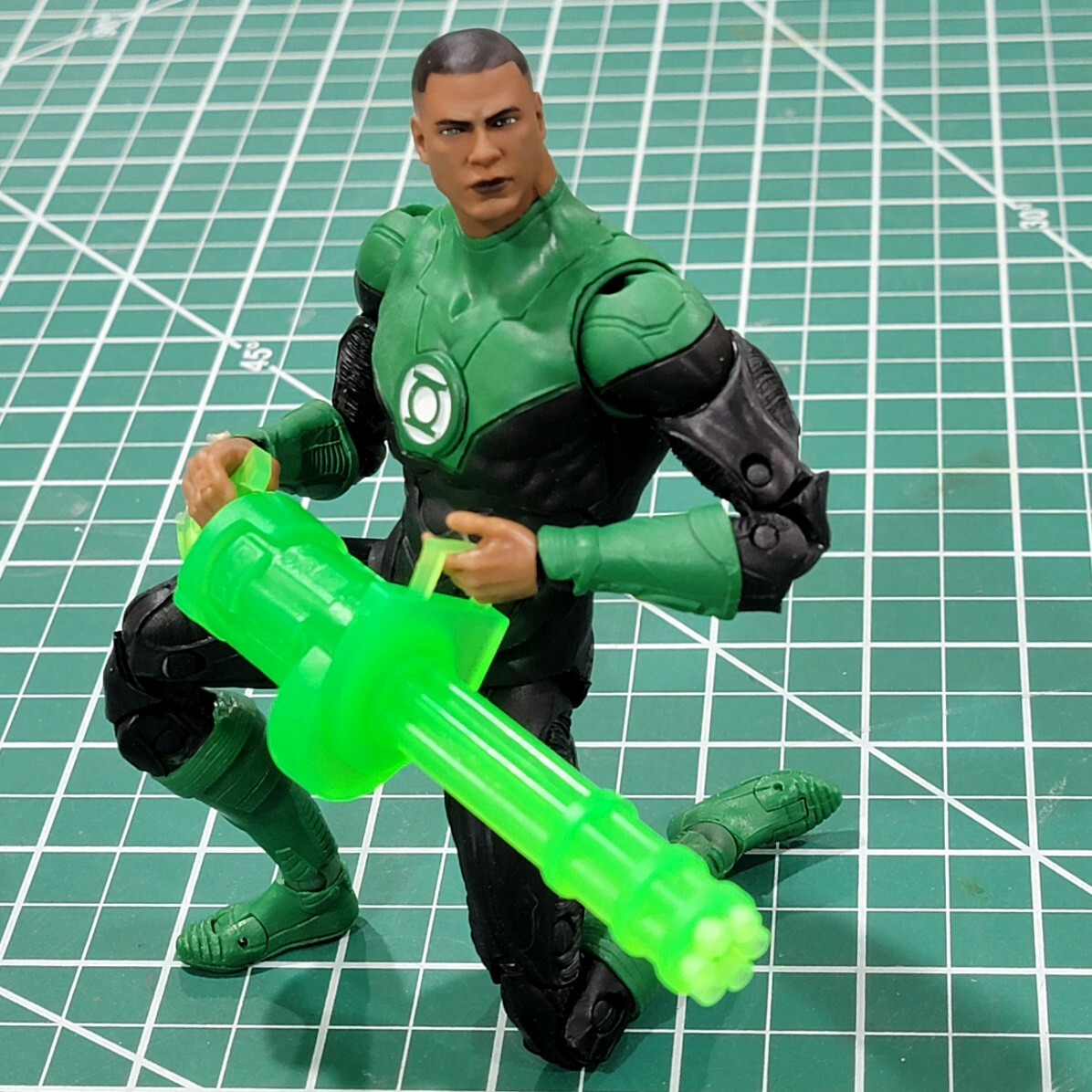 Mini Gun Custom Custom Resin GL construct Large Minigun for 1:10 Figures Green Lantern ...