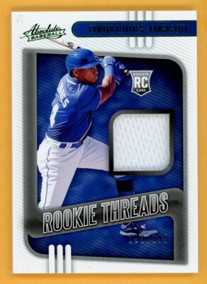 EDWARD OLIVARES 2021 Panini Absolute Rookie Threads Green MEM SER #d /199