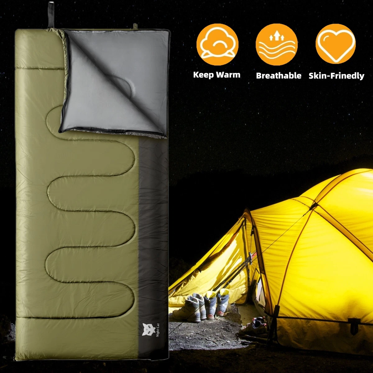 Lightweight camping sleeping clearance bag